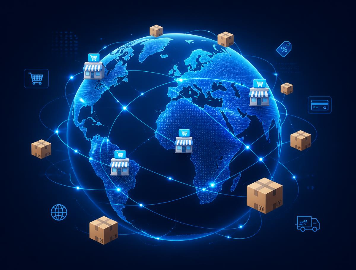 Global eCommerce network connecting marketplaces and storefronts worldwide